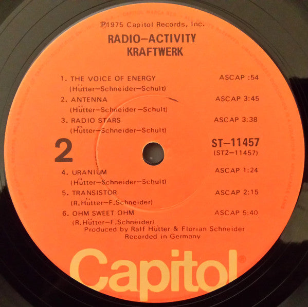 Kraftwerk : Radio-Activity (LP, Album, Jac)