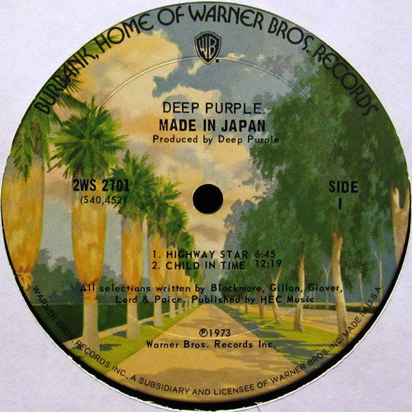 Deep Purple : Made In Japan (2xLP, Album, Ter)