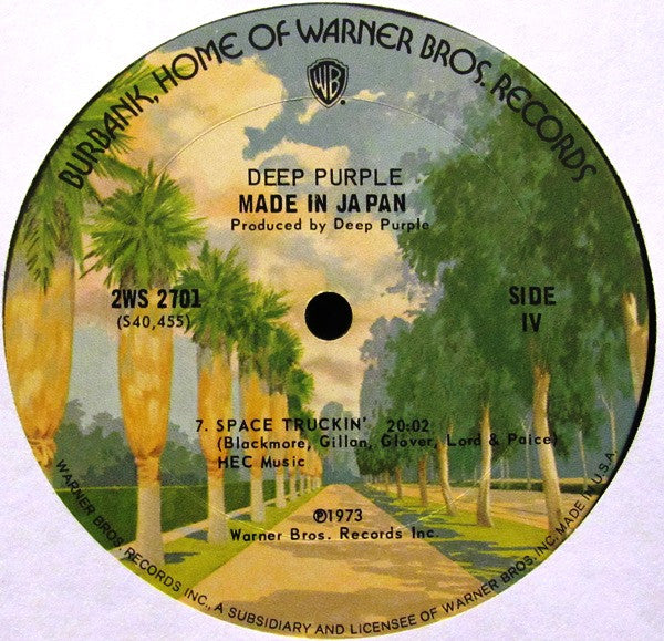 Deep Purple : Made In Japan (2xLP, Album, Ter)