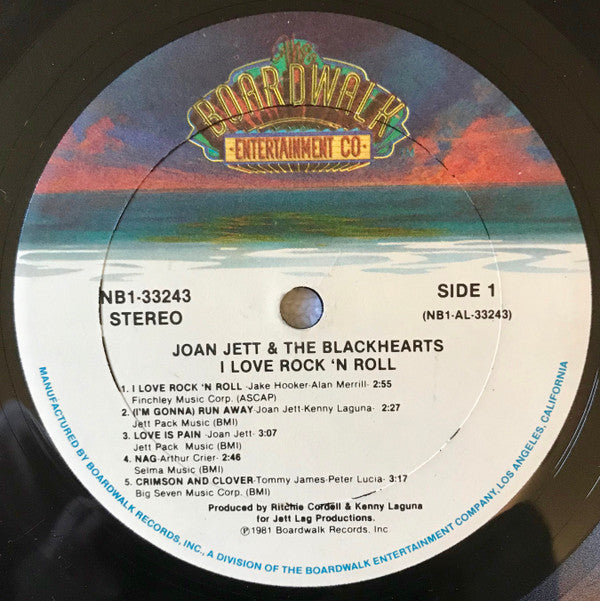 Joan Jett & The Blackhearts : I Love Rock 'N Roll (LP, Album, M/Print, RE)