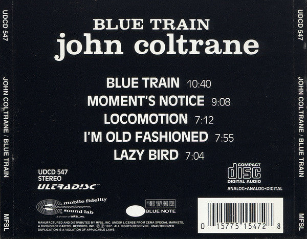 John Coltrane : Blue Train (CD, Album, RE, 24k)