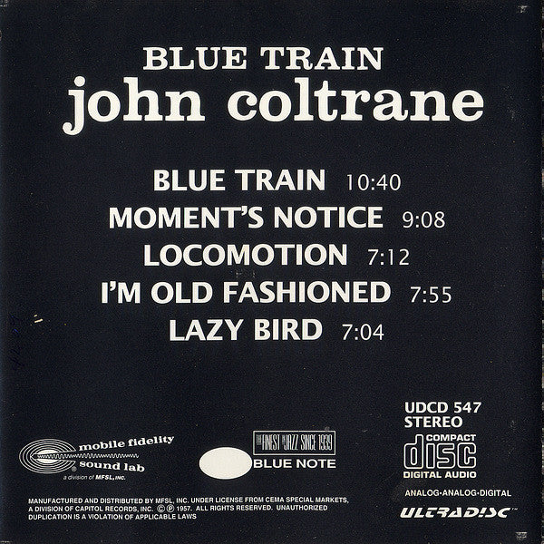 John Coltrane : Blue Train (CD, Album, RE, 24k)