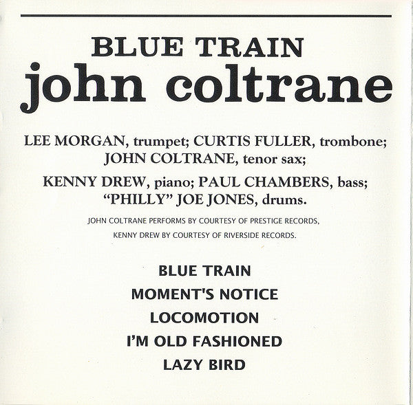 John Coltrane : Blue Train (CD, Album, RE, 24k)