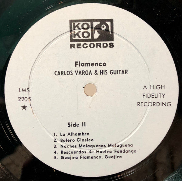 Carlos Varga : Flamenco Guitar (LP)