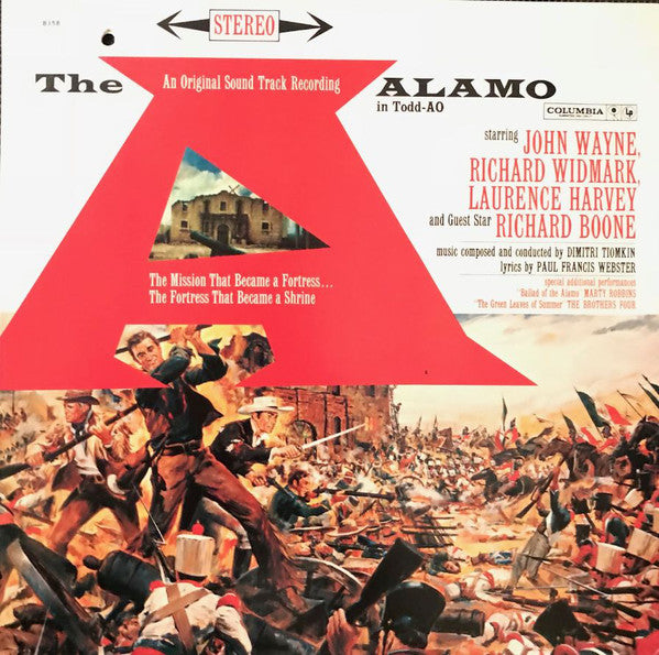 Dimitri Tiomkin : The Alamo (In Todd-AO) (LP, Album, RE)