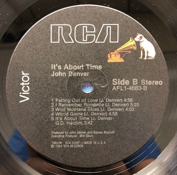 John Denver : It's About Time (LP, Album, Ind)