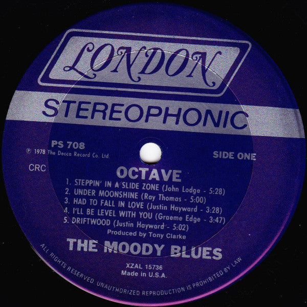 The Moody Blues : Octave (LP, Album, Club, CRC)