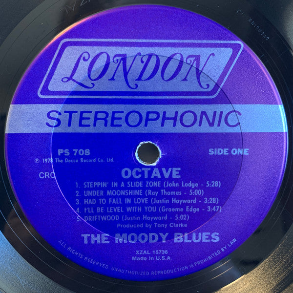 The Moody Blues : Octave (LP, Album, Club, CRC)