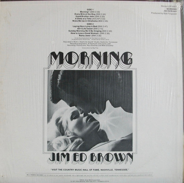 Jim Ed Brown : Morning (LP, Album)