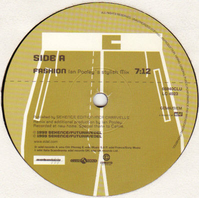 Phunky Data : Fashion (Ian Pooley Mix) (12")