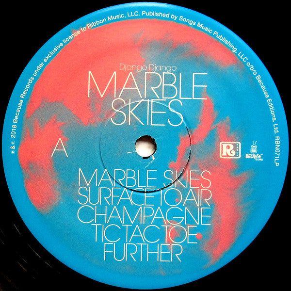Django Django : Marble Skies (LP, Album)