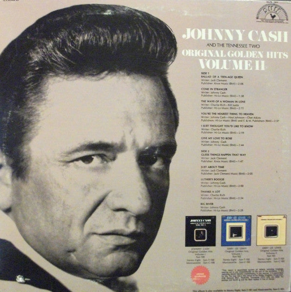 Johnny Cash & The Tennessee Two : Original Golden Hits Volume II (LP, Comp, Club)