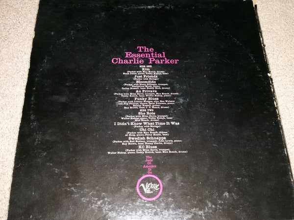 Charlie Parker : The Essential Charlie Parker (LP, Comp, Mono)