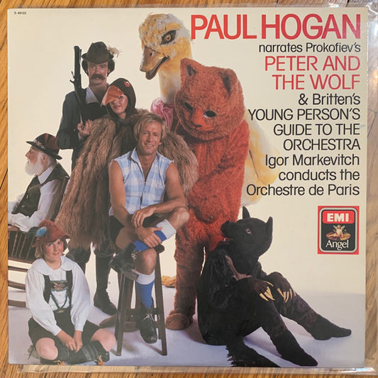 Paul Hogan (2) : Paul Hogan Narrates Peter And The Wolf - The Young Person's Guide To The Orchestra (LP, Album, RE)