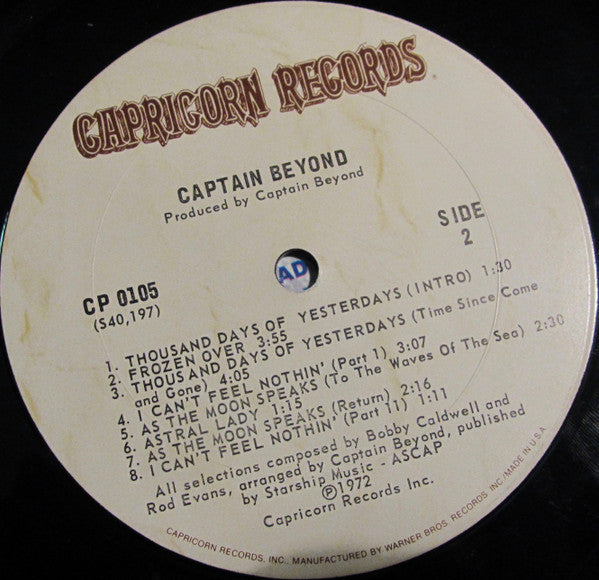 Captain Beyond : Captain Beyond (LP, Album)