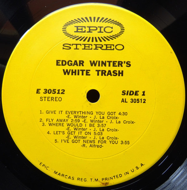 Edgar Winter's White Trash : Edgar Winter's White Trash (LP, Album, Ter)