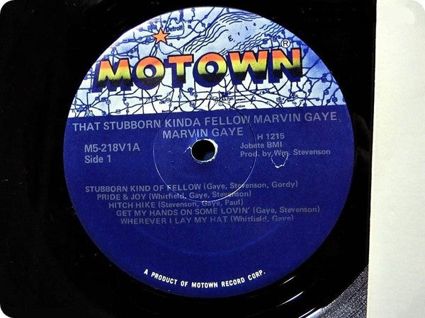 Marvin Gaye : That Stubborn Kinda Fellow (LP, Album, RE)