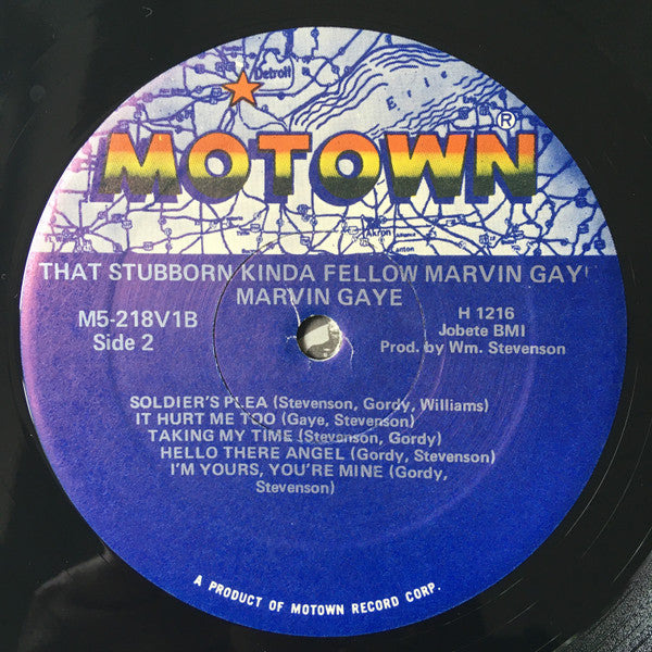 Marvin Gaye : That Stubborn Kinda Fellow (LP, Album, RE)