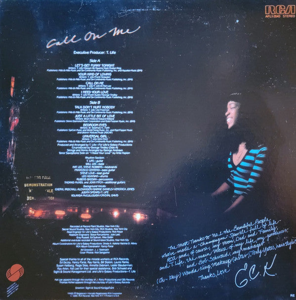Evelyn King : Call On Me (LP, Album)