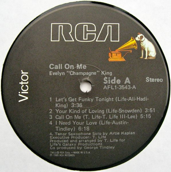 Evelyn King : Call On Me (LP, Album)