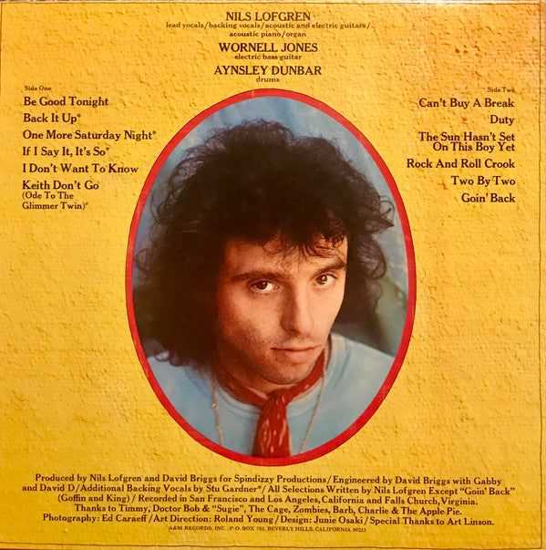 Nils Lofgren : Nils Lofgren (LP, Album, Ter)