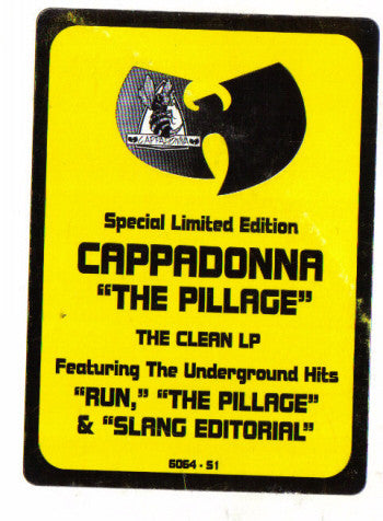Cappadonna : The Pillage (The Clean LP) (2xLP, Album, Ltd, Promo, Gat)