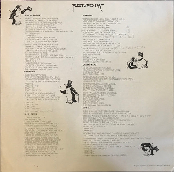 Fleetwood Mac : Fleetwood Mac (LP, Album, RE, Win)