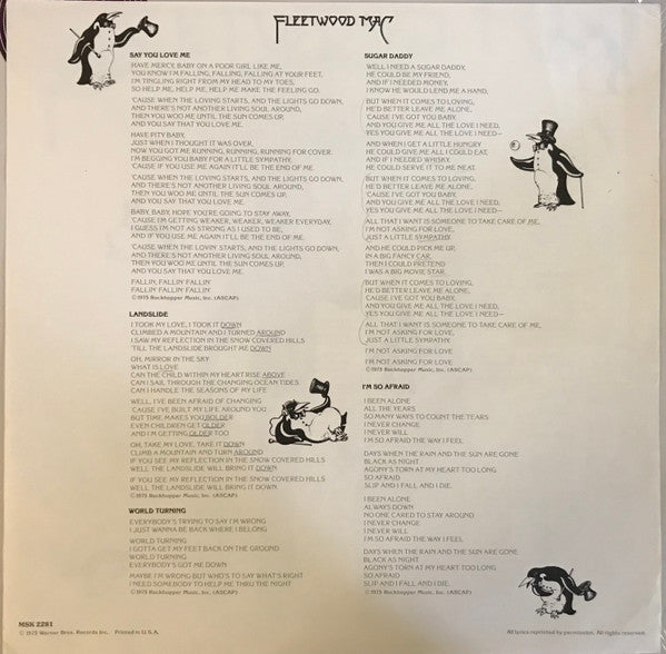 Fleetwood Mac : Fleetwood Mac (LP, Album, RE, Win)