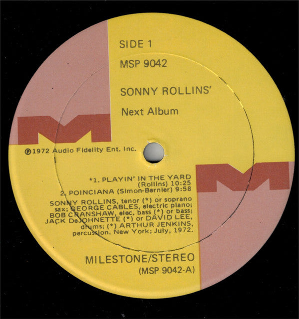 Sonny Rollins : Next Album (LP, Album)