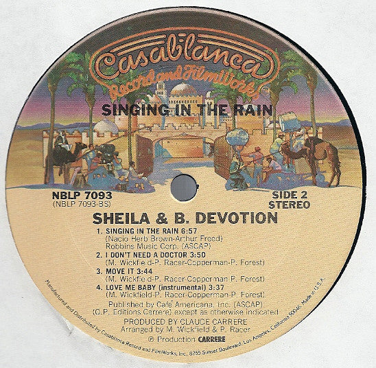 Sheila & B. Devotion : Singin' In The Rain (LP, Album)