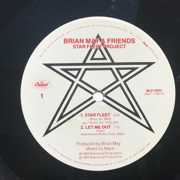 Brian May + Friends : Star Fleet Project (12", MiniAlbum, Jac)