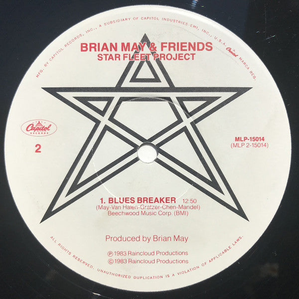 Brian May + Friends : Star Fleet Project (12", MiniAlbum, Jac)
