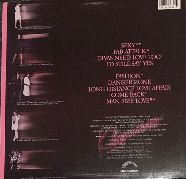 Klymaxx : Klymaxx (LP, Album, Club)