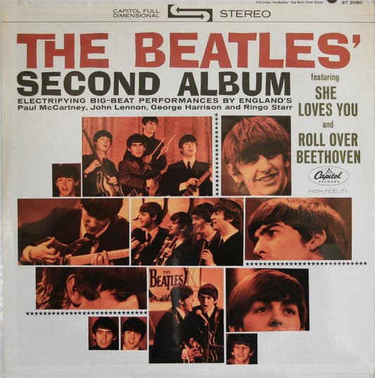 The Beatles : The Beatles' Second Album (LP, Album, Scr)