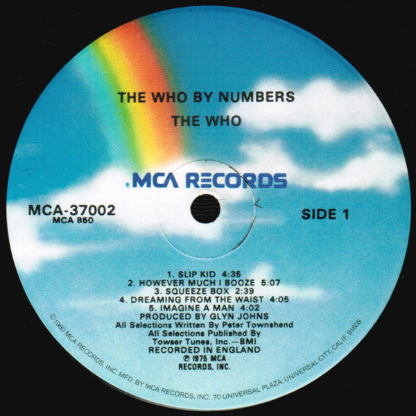 The Who : The Who By Numbers (LP, Album, RE, RP, Glo)