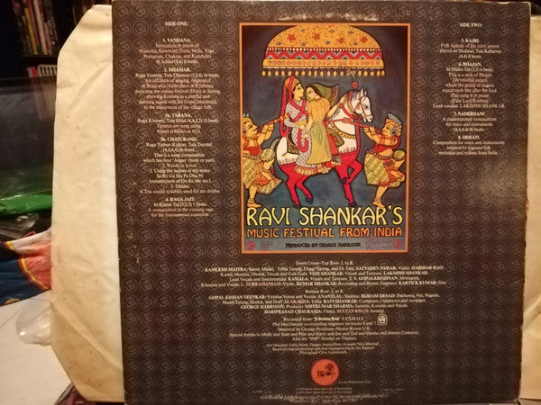 Ravi Shankar : Ravi Shankar's Music Festival From India (LP, Album)