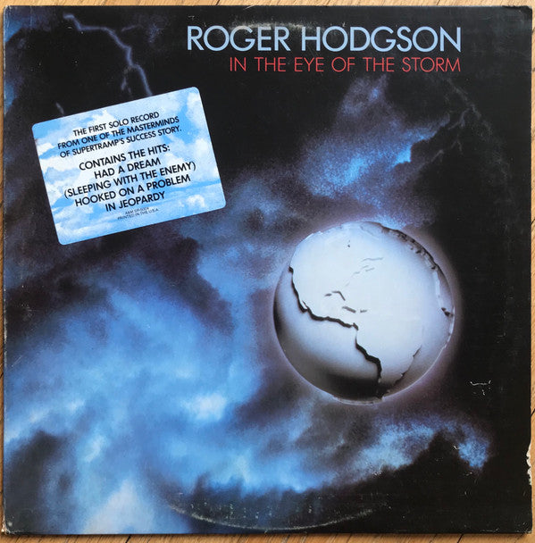 Roger Hodgson : In The Eye Of The Storm (LP, Album)