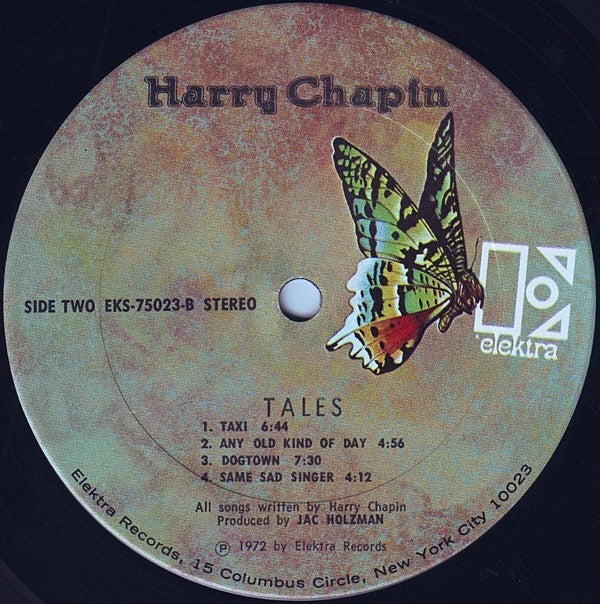 Harry Chapin : Heads & Tales (LP, Album, Ter)