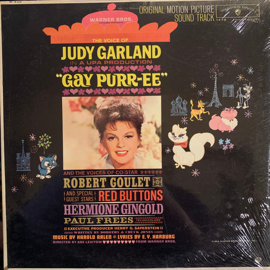 Judy Garland : The Voice Of Judy Garland In A UPA Production Gay Purr-ee (LP, Mono)