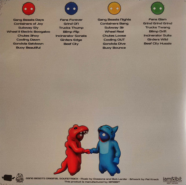 Doseone* and Bob Larder : Gang Beasts - Original Soundtrack (2xLP, Album)