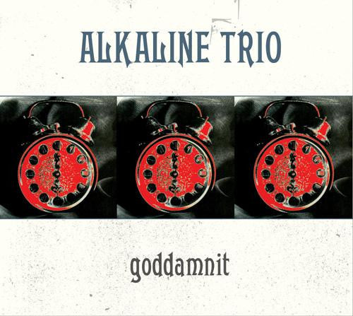 Alkaline Trio : Goddamnit (LP, Album, RP, Whi)