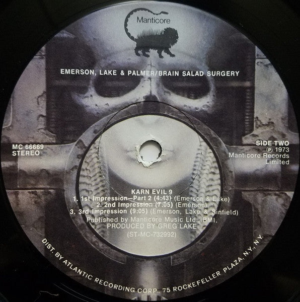 Emerson, Lake & Palmer : Brain Salad Surgery (LP, Album, RE, PRC)