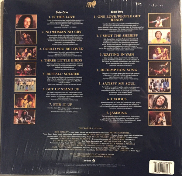 Bob Marley & The Wailers : Legend The Best Of Bob Marley And The Wailers (LP, Comp, Ltd, RE, Gol)