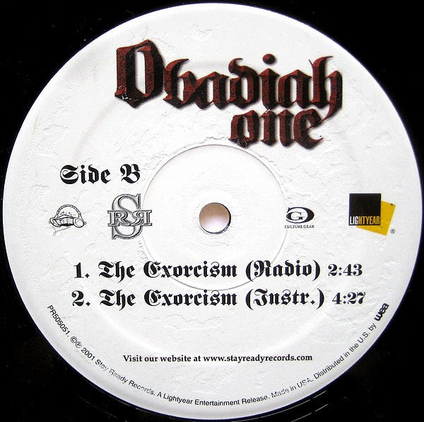Obadiah One : Desperately / The Exorcism (12")