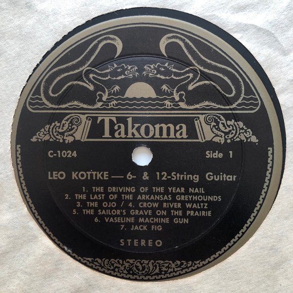 Leo Kottke : 6- And 12-String Guitar (LP, Album, RE, RP, Lar)