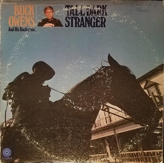 Buck Owens And His Buckaroos : Tall Dark Stranger (LP, Album, Scr)