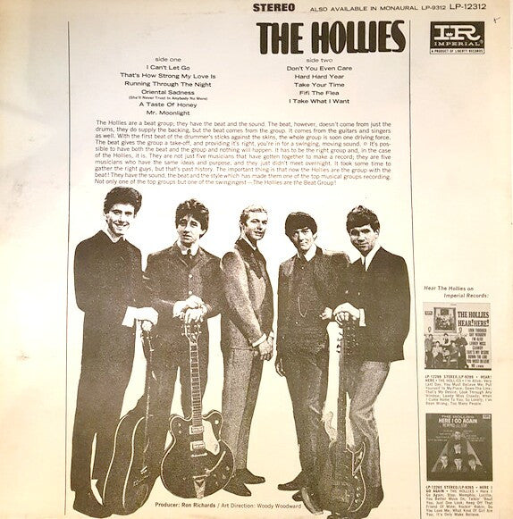 The Hollies : Beat Group! (LP, Album, Res)