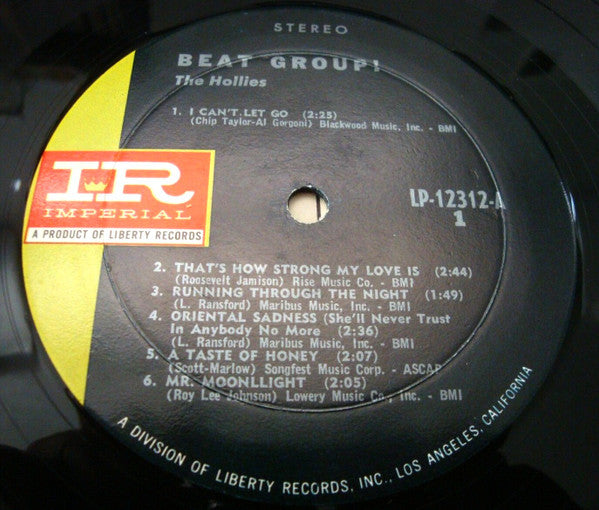The Hollies : Beat Group! (LP, Album, Res)