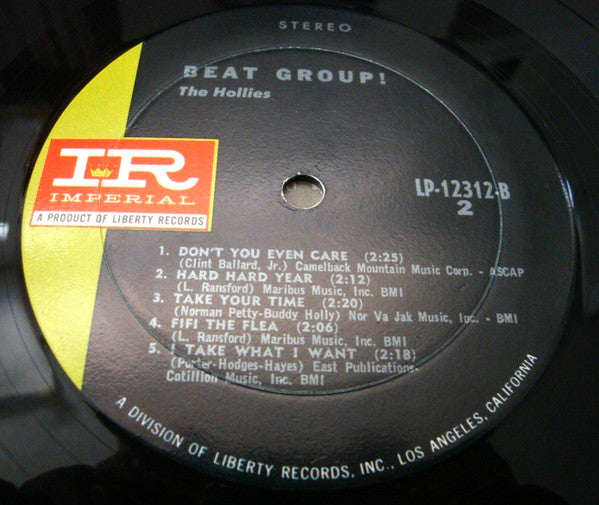 The Hollies : Beat Group! (LP, Album, Res)