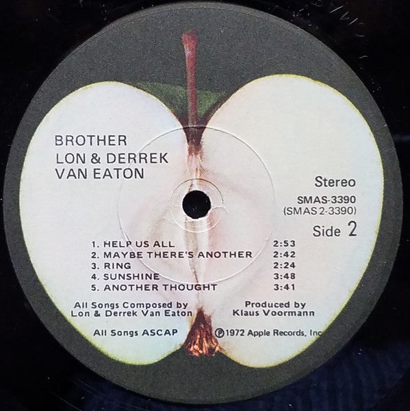 Lon & Derrek Van Eaton : Brother (LP, Album, Los)